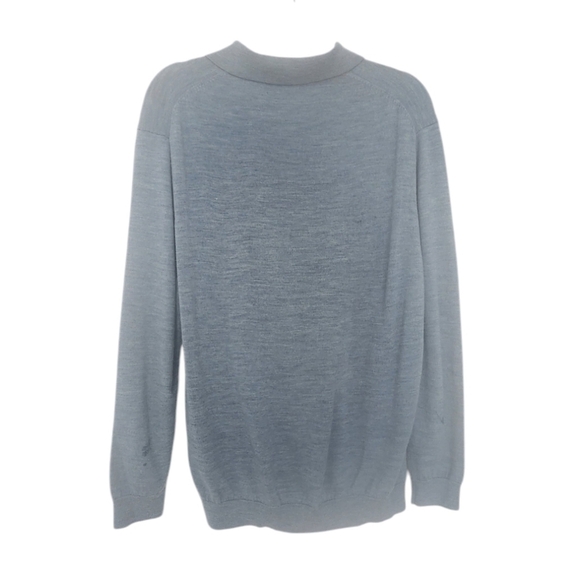 Turnbury Extra Fine Merino Wool Collared Knit Sweater Size Large. - Picture 2 of 7